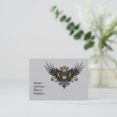 Carte De Visite Manteau du football des bras (Debout devant)