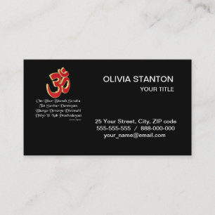 Carte De Visite Mantra de Gayatri