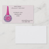 Carte De Visite Manucure, artiste de clou, technicien de clou (Devant / Derrière)