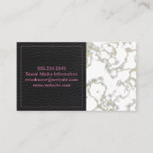 Carte De Visite Manucure clous colorés (Dos)