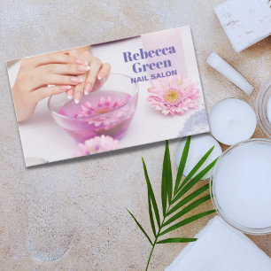 Carte De Visite Manucure de beauté moderne clous salon manicuriste