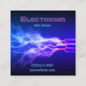 Carte de visite manuel de tension électrique (Devant)