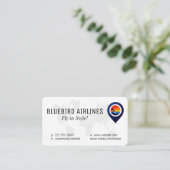 Carte De Visite Map of the World | Tropical Island (Debout devant)