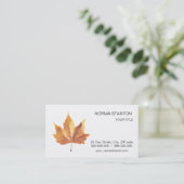 Carte De Visite Maple autumn (Debout devant)