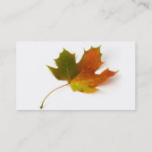 Carte de visite Maple Leaf (Dos)