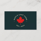 Carte de visite Maple Leaf (Devant)