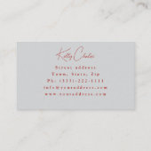 Carte De Visite maquillage (Dos)