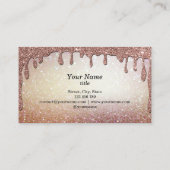 Carte De Visite Maquillage à longue portée Artiste de maquillage e (Dos)