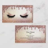 Carte De Visite Maquillage à longue portée Artiste de maquillage e (Devant / Derrière)