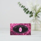 Carte De Visite Maquillage à ongle acrylique (Debout devant)