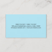 Carte De Visite Maquillage Artist Gold Lips #5 (Dos)