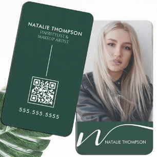 Carte De Visite Maquillage Artiste Coiffeur Nail Tech Beauté Salon