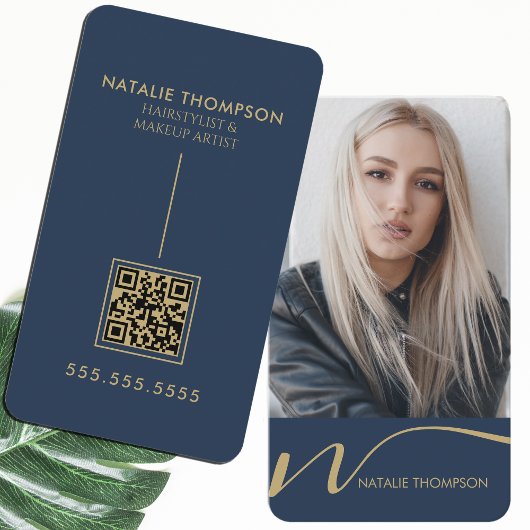 Carte De Visite Maquillage Artiste Coiffeur Nail Tech Beauté Salon