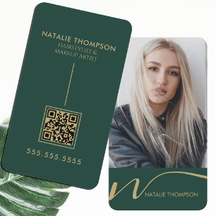 Carte De Visite Maquillage Artiste Coiffeur Nail Tech Beauté Salon