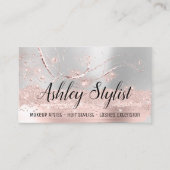 Carte De Visite Maquillage Artiste Coiffeur Salon Extension Lash A (Devant)