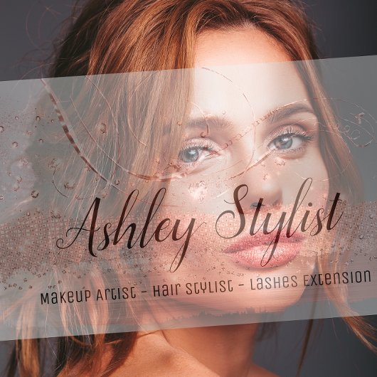 Carte De Visite Maquillage Artiste Coiffeur Salon Extension Lash A