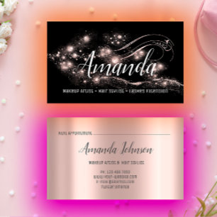 Carte De Visite Maquillage Artiste Coiffeur Salon Lash Événement B