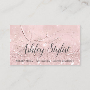 Carte De Visite Maquillage Artiste Coiffeur Salon Lash Événement P