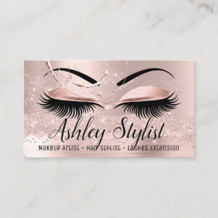 Carte De Visite Maquillage Artiste Coiffeur Salon Lash Extension R