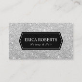 Carte De Visite Maquillage Artiste Coiffure Stylo Parties scintill (Devant)