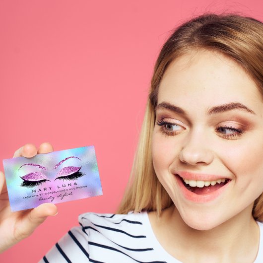 Carte De Visite Maquillage Artiste Eyebrows Lashes Ombre Parties s