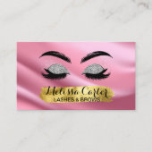 Carte De Visite Maquillage Artiste Eyelash Extensions Lashes Brows (Devant)