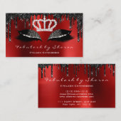 Carte De Visite Maquillage Artiste Eyelashes Extension Black Drift (Devant / Derrière)