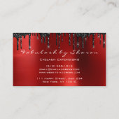 Carte De Visite Maquillage Artiste Eyelashes Extension Black Drift (Dos)