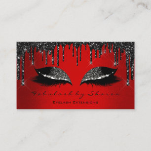 Carte De Visite Maquillage Artiste Eyelashes Extension Black Drive