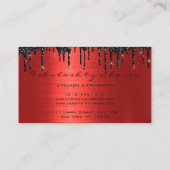 Carte De Visite Maquillage Artiste Eyelashes Extension Black Drive (Dos)