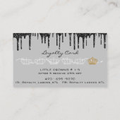 Carte De Visite Maquillage Artiste Eyelashes Extension Black Drive (Dos)