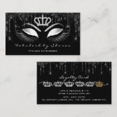 Carte De Visite Maquillage Artiste Eyelashes Extension Black Drive (Devant / Derrière)