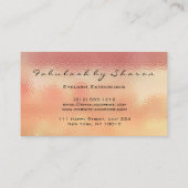 Carte De Visite Maquillage Artiste Lash Parties scintillant oeil g (Dos)