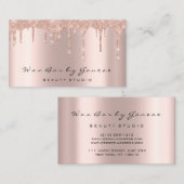 Carte De Visite Maquillage Artiste Lashes de Parties scintillant L (Devant / Derrière)