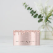 Carte De Visite Maquillage Artiste Lashes de Parties scintillant L (Debout devant)