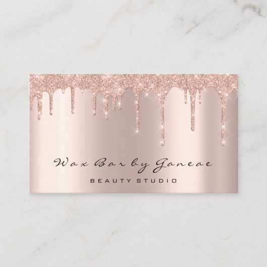 Carte De Visite Maquillage Artiste Lashes de Parties scintillant L (Devant)