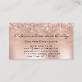 Carte De Visite Maquillage Artiste Lashes Drives OUVERT OEIL FERMÉ (Dos)