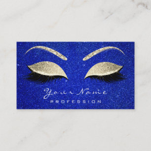 Carte De Visite Maquillage Artiste Lashes Parties scintillant Coba