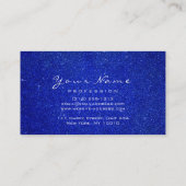 Carte De Visite Maquillage Artiste Lashes Parties scintillant Coba (Dos)