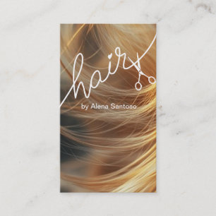 Carte De Visite Maquillage Artiste - Liste des cheveux