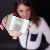 Carte De Visite Maquillage Artiste Lotus Mandala Diamond Crystas