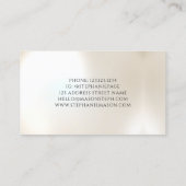 Carte De Visite Maquillage Artiste Nuances de maquillage Couleur c (Dos)