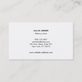 Carte De Visite Maquillage Artiste Or Coupe Il Lèvres Rouges Noir (Dos)