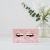 Carte De Visite Maquillage Artiste sourcils Lashes Extensi Parties (Debout devant)