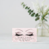 Carte De Visite Maquillage Artiste sourcils Lashes Extensi Parties (Debout devant)