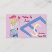 Carte De Visite maquillage artistes brosse les esthéticiennes orig (Devant)