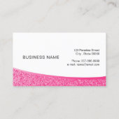 Carte de visite maquillage avec effet parties scin (Dos)