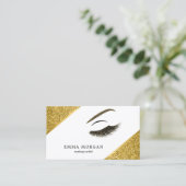 Carte de visite maquillage avec effet parties scin (Debout devant)