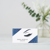 Carte de visite maquillage avec effet parties scin (Debout devant)