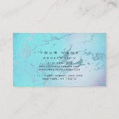 Carte De Visite Maquillage Blue Eyes Lashes Parties scintillant Om (Dos)